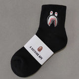 Bape Socks Male Female Medium Tall Tube