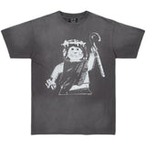 Saint Michael T Shirt Vintage Distressed Puppet Villain Printed Loose T-shirt