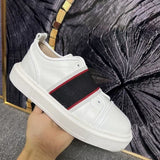 Louboutin-style red bottom shoes european station exportcl men's shoes rivet sneakers trendyflats breathable willow couple style casual european goods