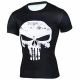 Marvel T Shirt Marvel Short-Sleeved T-shirt Men's Fitness