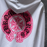 Chh Chrome Hearts Hoodie Color Leather Sanskrit Hand Painted Graffiti Hooded Sweater