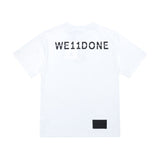 We11 Done T Shirts We11donelogo Letter Printing Summer Casual Men and Women Same Style