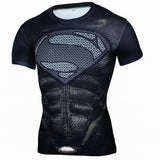 Marvel T Shirt Marvel Short-Sleeved T-shirt Men's Fitness