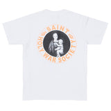 Saint Michael T Shirt Retro Loose Graffiti Printing T-shirt