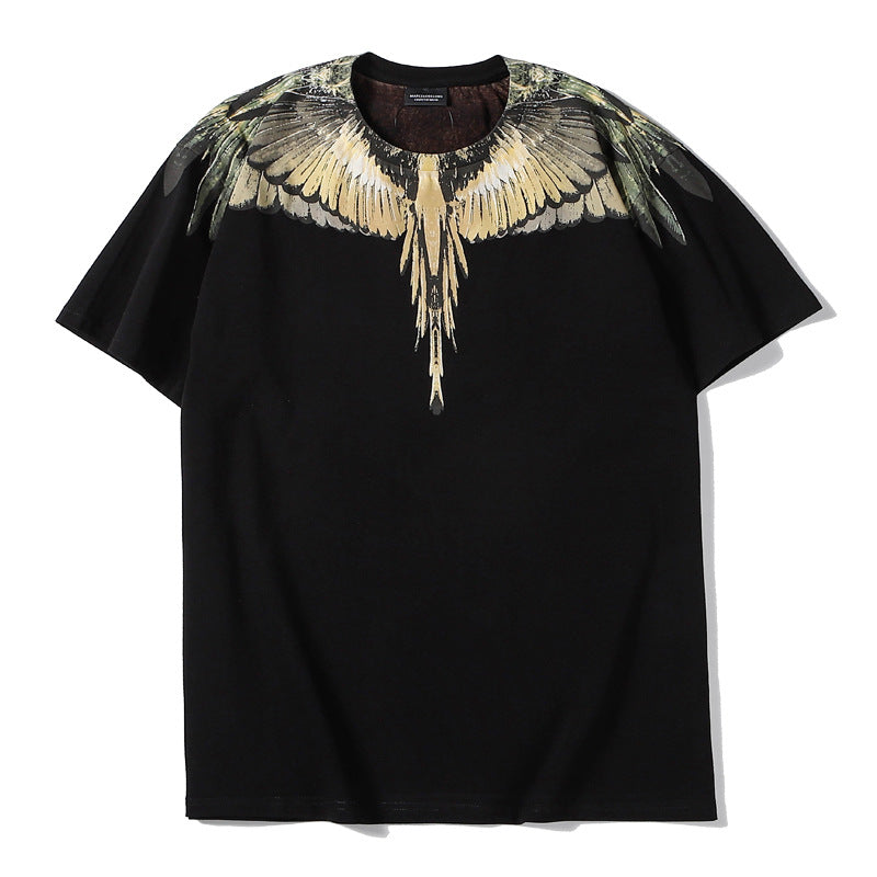Marcelo Burlon T Shirt MB Yellow Jungle Wings for Men and Women