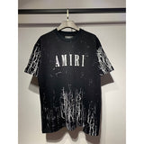 Amiri T Shirts Fashion Print Couple High Street