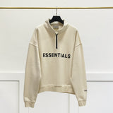Fog Essentials Sweatshirt Half Cardigan Sweater