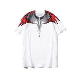 Marcelo Burlon T Shirt MB Wings Pattern Pure Cotton Men and Women Same Style