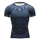 Marvel T Shirt Marvel Short-Sleeved T-shirt Men's Fitness