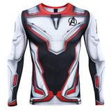 Marvel T Shirt Scale Combat Clothes Marvel T-shirt Long Sleeve