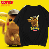 Men and Women Pokemon Pikachu T Shirt Pikachu Short Sleeve T-shirt for Men and Women