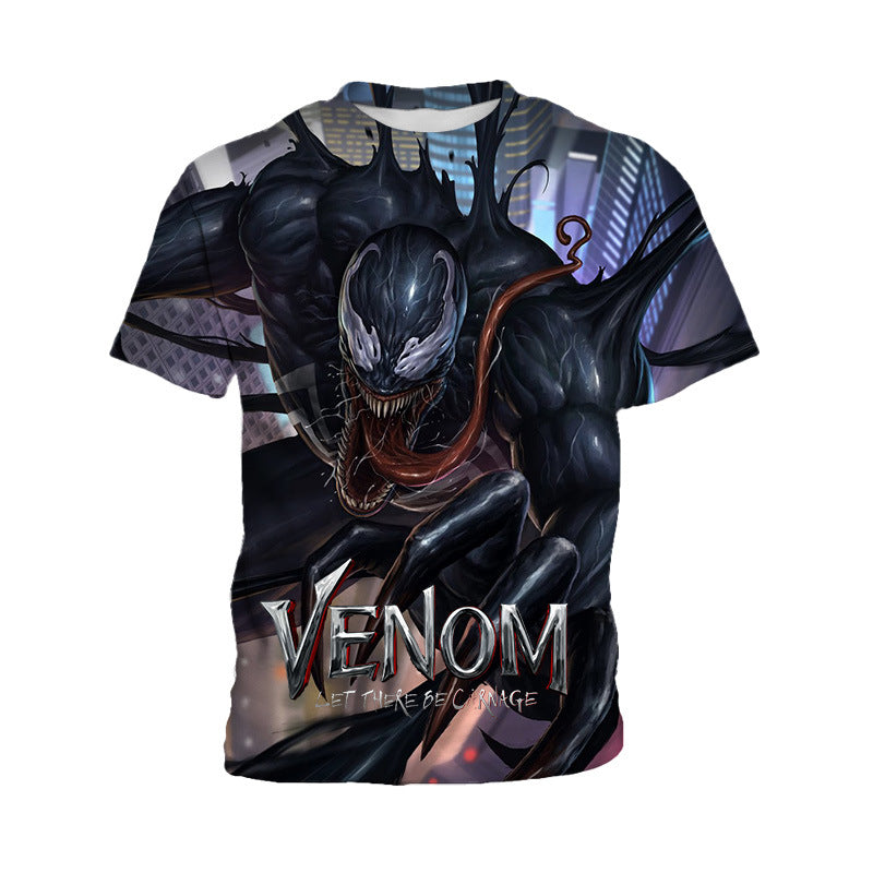 Marvel T Shirt Men's Short Sleeve Marvel Movie T-shirt Casual