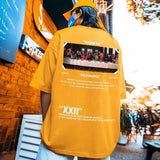 Caravaggio T-Shirts Men's plus Size Hip Hop Loose Short Sleeve Cotton T-shirt