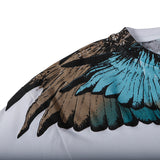 Marcelo Burlon T Shirt MB Diamond Wings Pattern for Men and Women