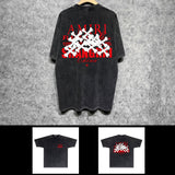 Amiri washed t-shirt bone short sleeve
