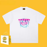 Drew T Shirts Smiley T-shirt Cotton Short Sleeve