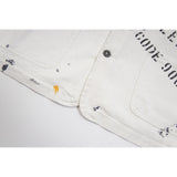 Gallery Dept Jacket Hand Painted Ink Splashing Multi Pocket Tooling Jacket Lapel Jacket