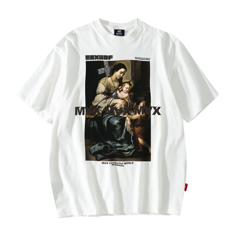 Caravaggio T-Shirts Summer Men's T-shirt Short Sleeve Men's and Women's Loose Casual