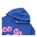 Sp5der Hoodie Cobweb Puff Print Pure Cotton
