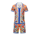 Casablanca Shirts And Shorts 2 Pieces Set Summer Loose