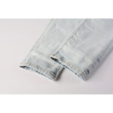 Purple Brand Jeans Pure Cotton High Street Trend #9081