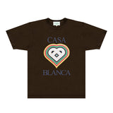 Casablanca T Shirts Fashion Print Street