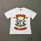 Corteiz T Shirt Short Sleeve Letter Double Yarn Short Sleeve