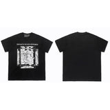 ERD T Shirts Short Sleeve Retro Slogan T-shirt Cotton