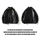 Shark Print Coat Spring And Autumn Fashion Brand Leather Jacket Youth Fashion Leather Jacket