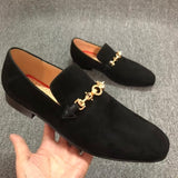 Louboutin-style red bottom shoes export business leather shoes formal cl european red bottom shoes british men heightening pointed toe men's shoes casual men's shoes rivets