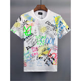 Dsq2 T Shirt Casual Sports Printed Short Sleeve Summer Men