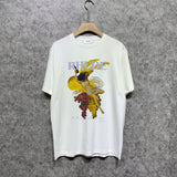 Rhude T Shirts Printed Trendy Pure Cotton