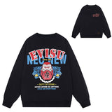 Evisu Sweatshirts Casual Loose Unisex Sweatshirts