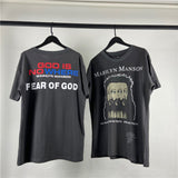 Marilyn Manson T Shirt Fog Vintage Vintage Distressed T-shirt