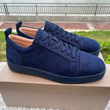 Louboutin-style red bottom shoes european station cl electric embroidery rivets red bottom sneakers easiest for matchtrendycouple style casual shoes guangdong