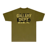 Gallery Dept T Shirt Retro Printed Loose Short-Sleeved Shirt