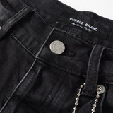 Purple Brand Denim Shorts High Street Black