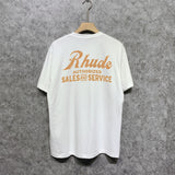 Rhude T Shirts Printed Trendy Pure Cotton
