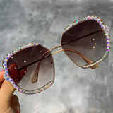 Trendy punk glasses shade