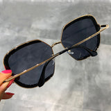 Trendy punk glasses shade