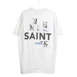 Saint Michael T Shirt Distressed Casual Loose Couple T-shirt