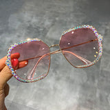 Trendy punk glasses shade