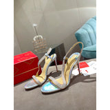 Louboutin-style red bottom shoes pure original high quality cl red bottom pure lust style high heels women's shoes - size high heels sandals banquet single product classy