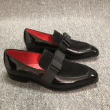 Louboutin-style red bottom shoes export business leather shoes formal cl european red bottom shoes british men heightening pointed toe men's shoes casual men's shoes rivets