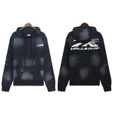 HS Hoodie & Pants Vintage Washed Old Hooded Sweater Hoodie