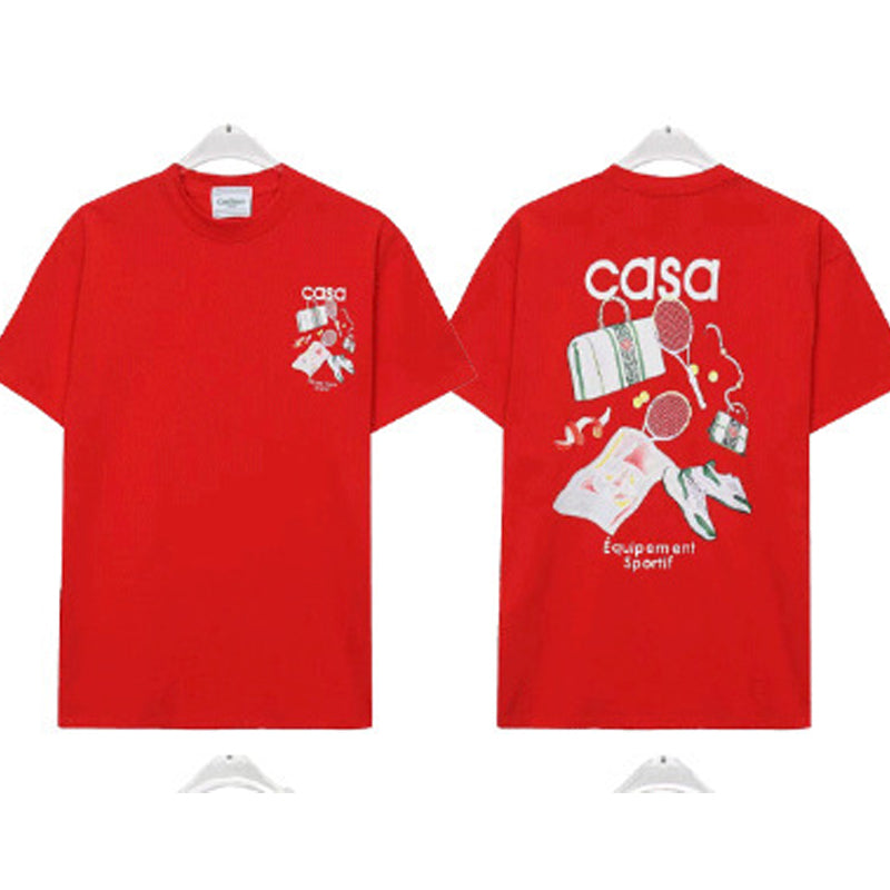 Casablanca T Shirts Rainbow Gate Alphabet