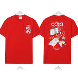 Casablanca T Shirts Rainbow Gate Alphabet