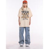 Unisex T-Shirts Gallery Dept Skull Print Vintage Old Tee