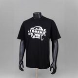 Synaworld T Shirts central cee Short Sleeve Classic Letter Print Loose Casual T-Shirt