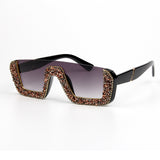 Trendy punk glasses retro sunshade